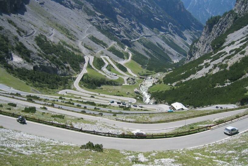 Uitzicht vanaf de Stelvio