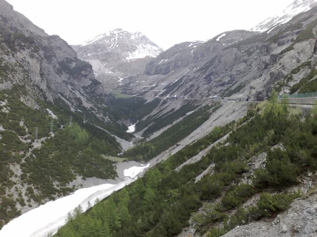 Stelvio tunnels zuid